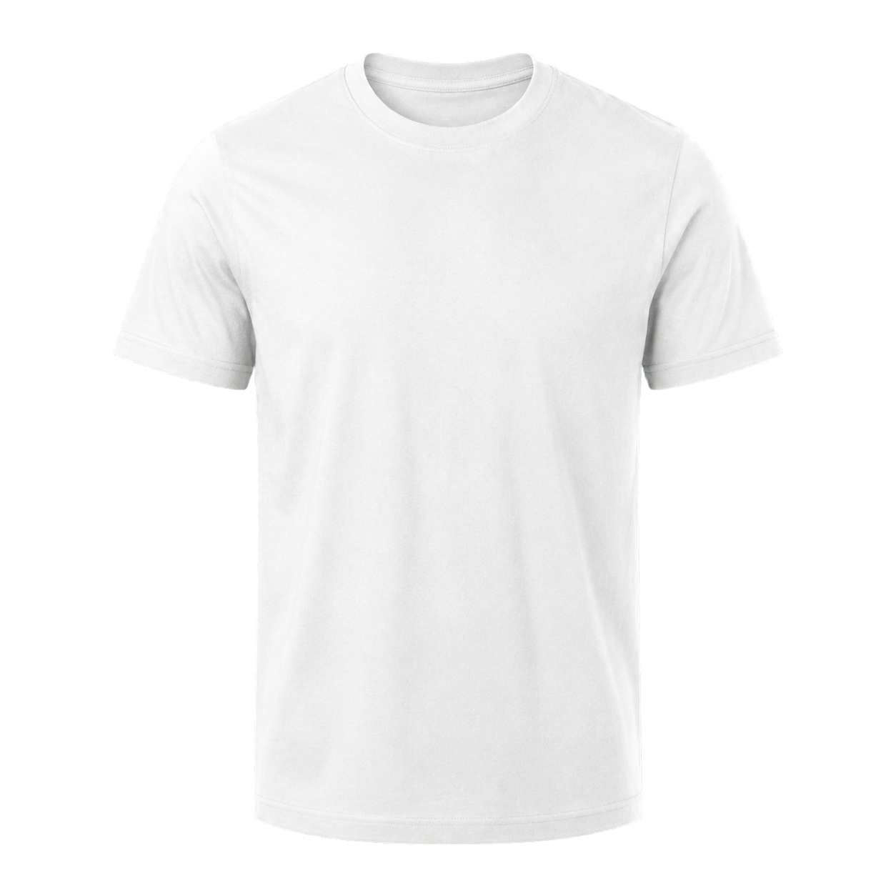 Prévia realista 3D da frente de uma camiseta